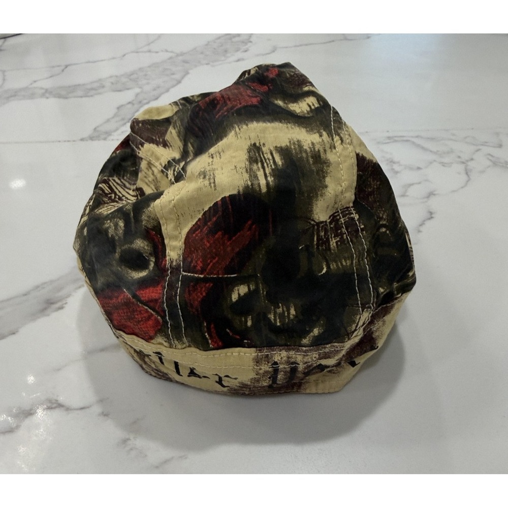 CSI Do-Rag Mens One Size‎ Beige Skull Camo Danbanna Deluxe Adjustable Bandana